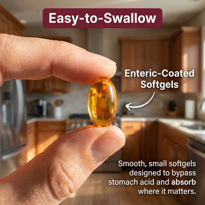 Nattokinase-4000 FU Enteric Coated Softgels |
